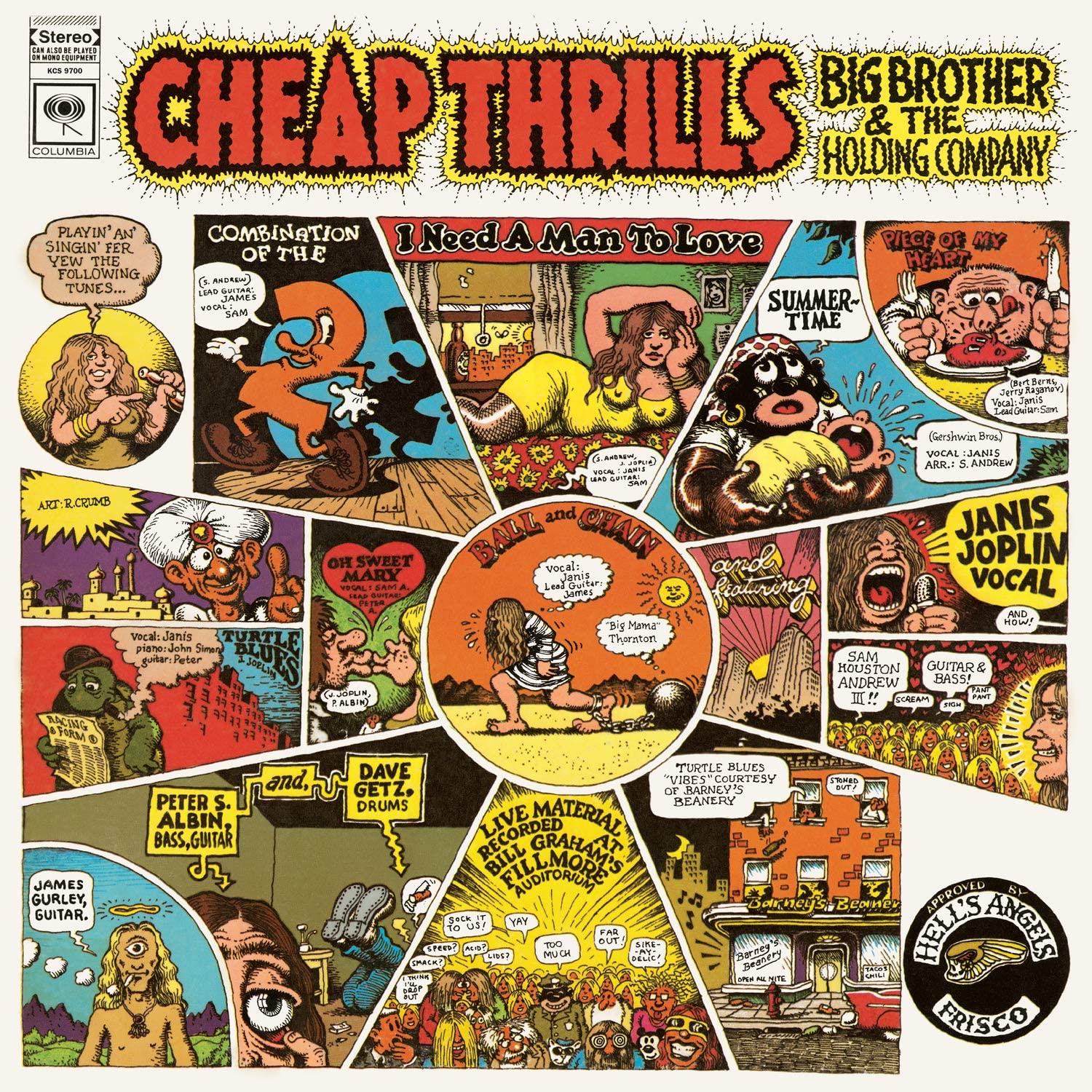 Big Brother & The Holding Company – Cheap Thrills cover album