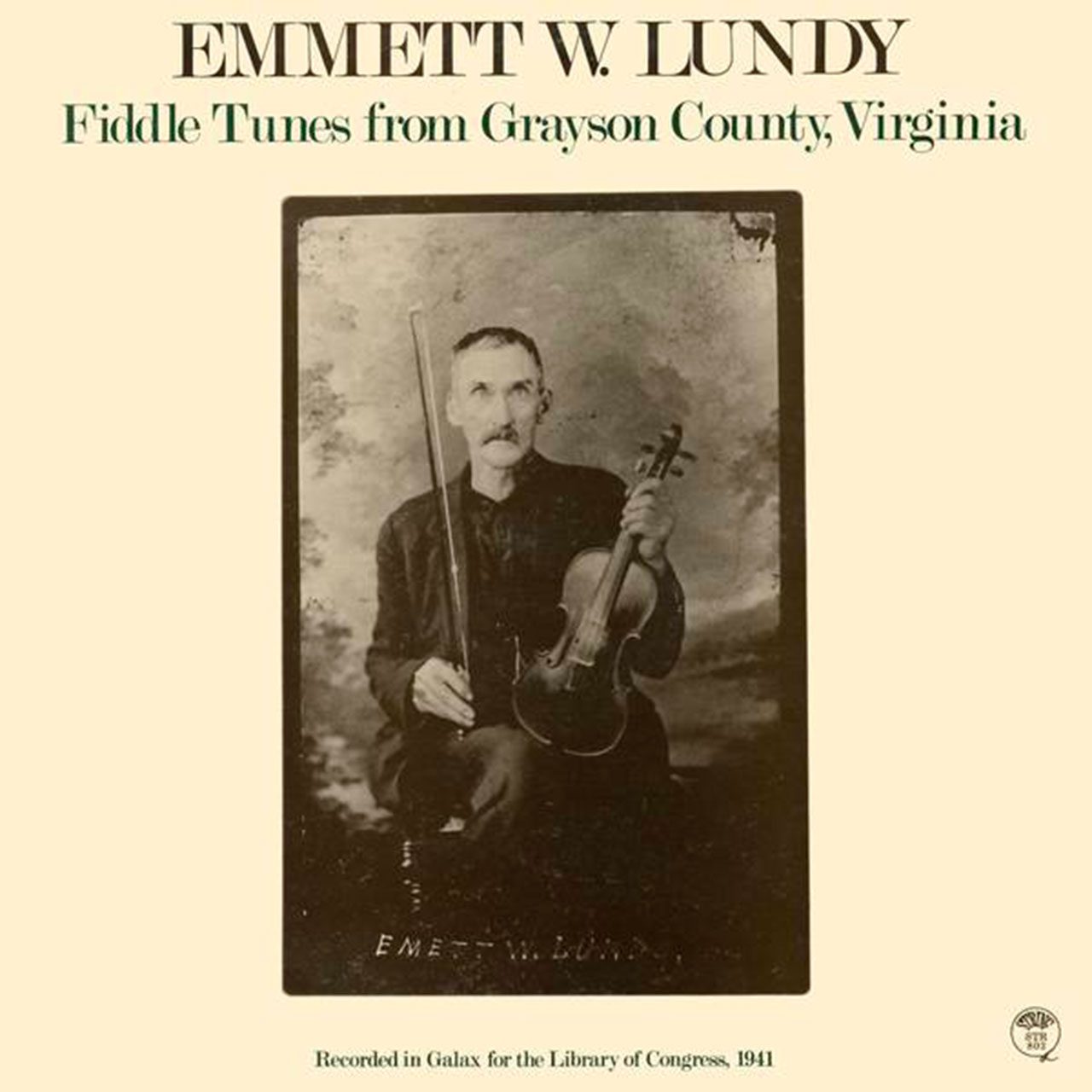 Cover album Emmett W. Lundy – Fiddle Tunes from Grayson County, Virginia