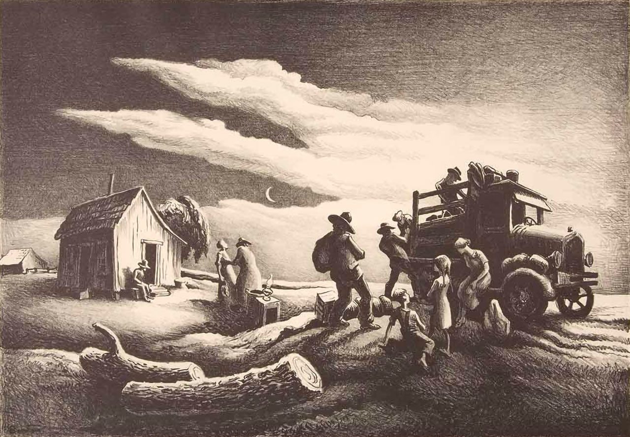 Thomas Hart Benton_Departure of the Joads