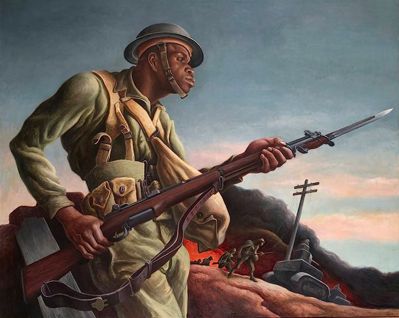 Thomas Hart Benton_The Negro Soldier