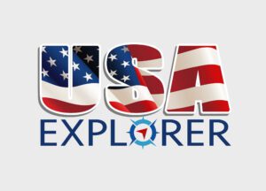 Logo USA Explorer creato da Antonio Boschi, WIT Grafica & Comunicazione