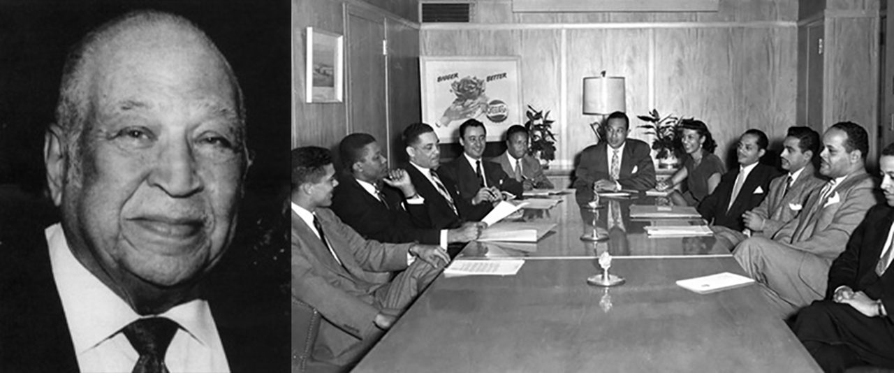 Ed Boyd e il team vendite Pepsi unicamente composto da afroamericani nel 1947