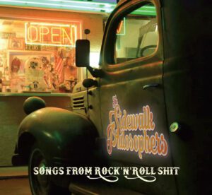 The Sidewalk Philosophers: Songs from Rock'n'Roll Shit cover by Antonio Boschi