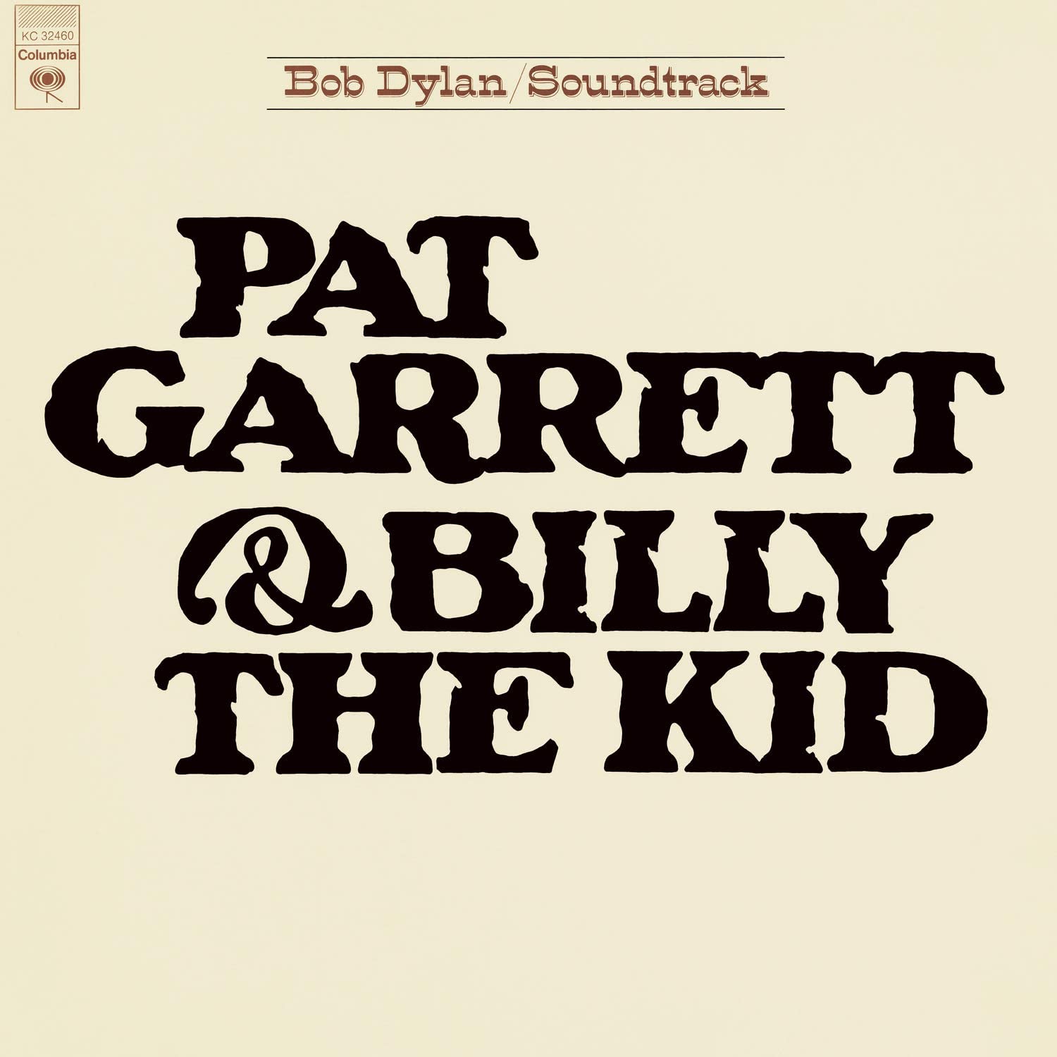 OB DYLAN – PAT GARRETT & BILLY THE KID cover album
