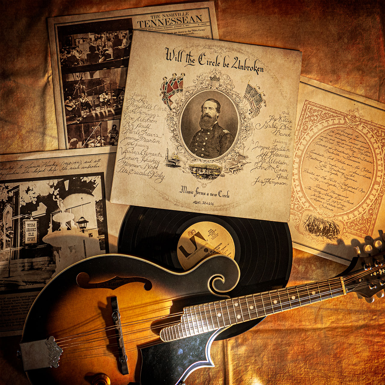 “WILL THE CIRCLE BE UNBROKEN” COVER ART STORY